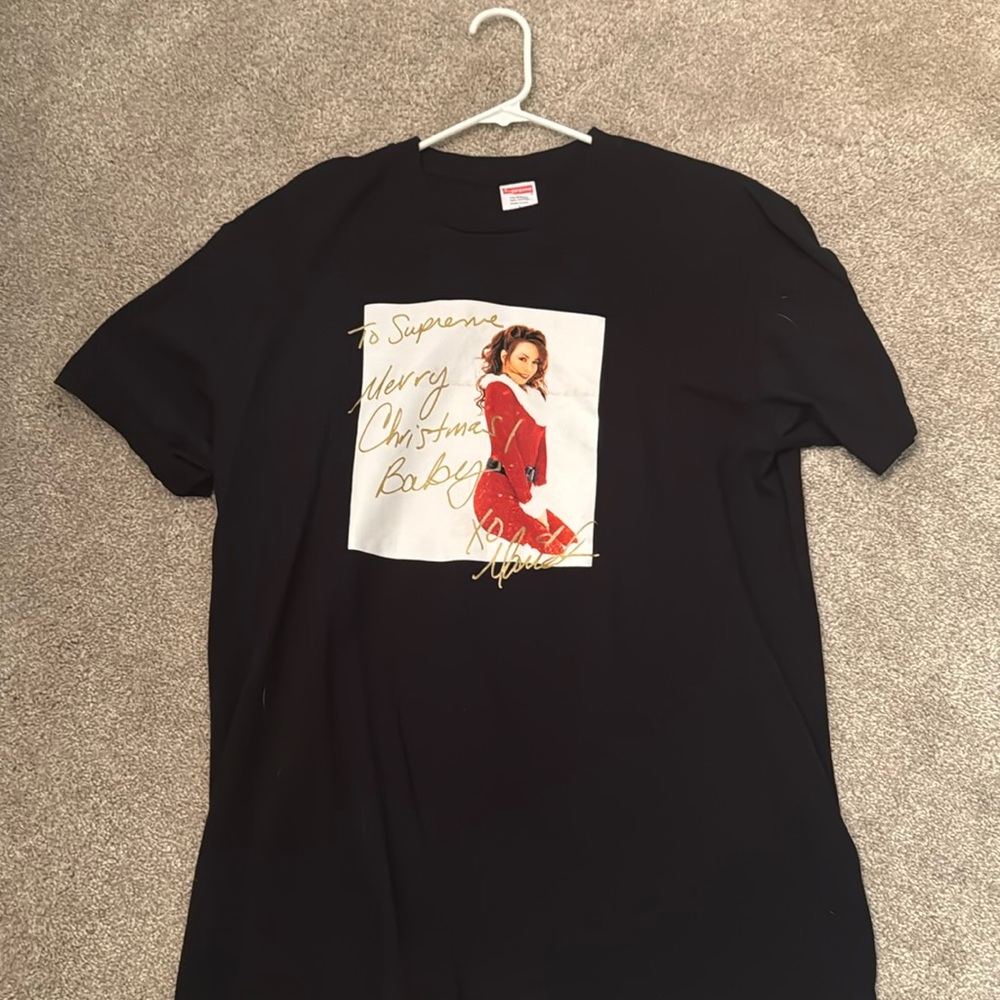 Supreme Maria Carey photo t shirt